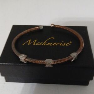 Brown and Silver Bracelet